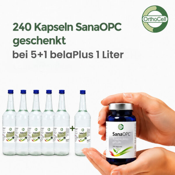 5 plus 1 belaPlus sowie OPC Kapseln 240er geschenkt dazu